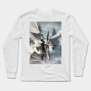 The Sorceress of the White Dragon Long Sleeve T-Shirt